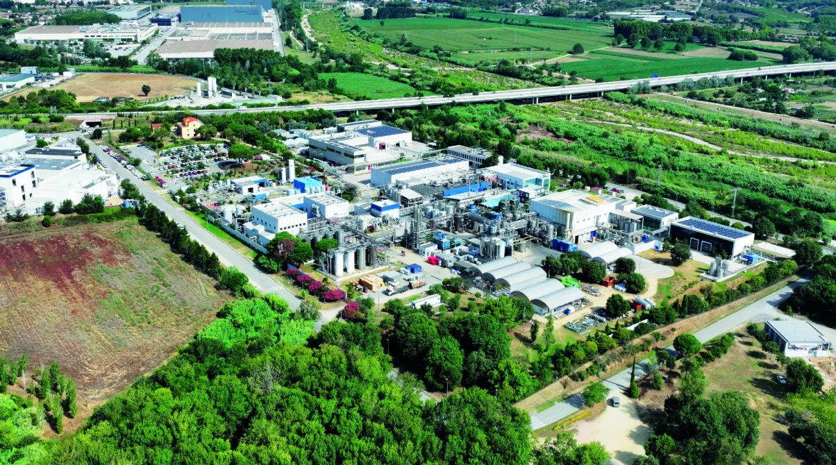 Vista areá fabrica Palafolls