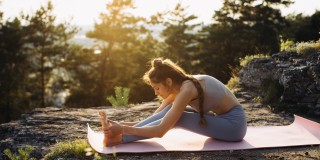 mujer yoga